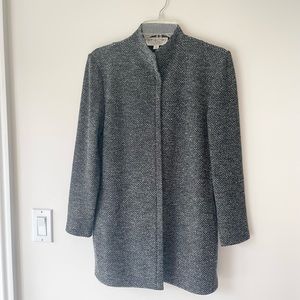 At John vintage marled gray pea coat: size 6